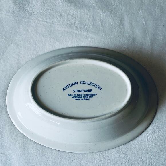 Vintage Autumn Collection Speckled Stoneware Serving Dish Bowl Cookware - Picture 5 of 12